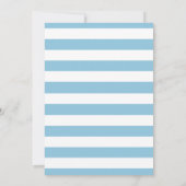 Invitation Bateau nautique Baby shower de garçon (Dos)