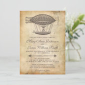 Invitation Bateau victorien Mariage Steampunk (Debout devant)