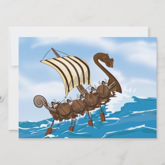 Invitation Bateau Viking (Devant)