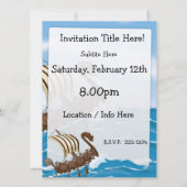 Invitation Bateau Viking (Dos)