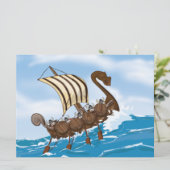 Invitation Bateau Viking (Debout devant)