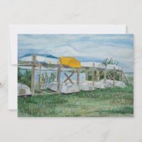 Bateaux à rames d'été Aquarelle