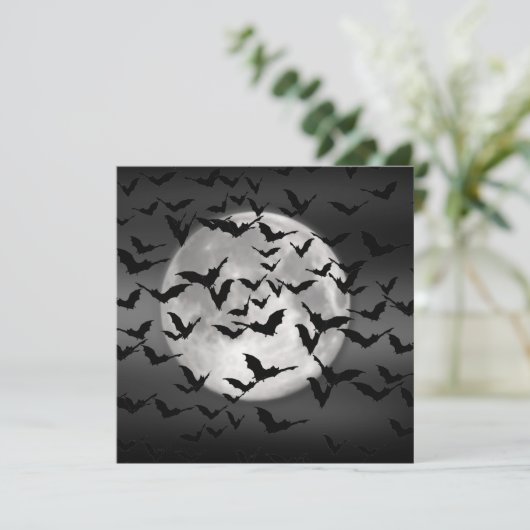 Invitation Bateaux Et Pleine lune (Debout devant)