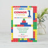 Invitation Bâtiment Bloc 1er anniversaire Fête des colories e (Debout devant)