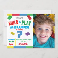 Bâtiment Blocs Briques Boy 7e Photo Anniversaire