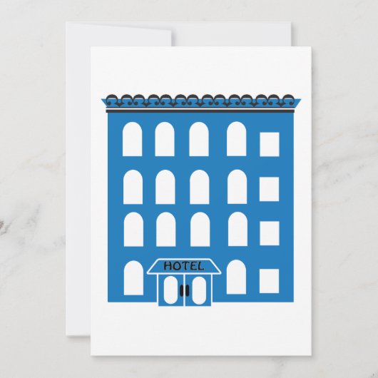 Invitation Bâtiment Blue (Devant)