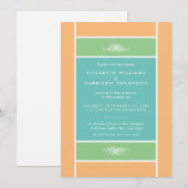 Invitation Bâtiment Pastel moderne - Couleurs tropicales - Ma (Devant / Derrière)