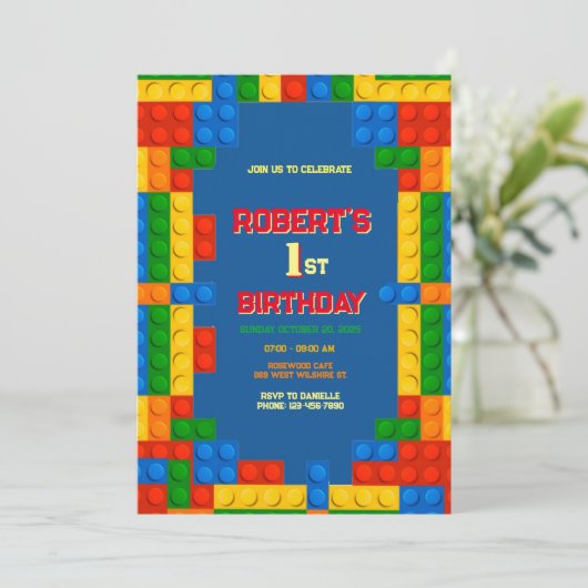 Invitation Bâtiments Anniversaire, 1ère construction (Debout devant)