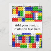 Invitation Bâtiments Couleur primaire Anniversaire/Fête du ga (Devant)