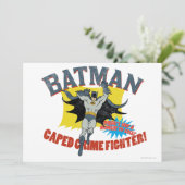 Invitation Batman Caped Crime Fighter (Debout devant)