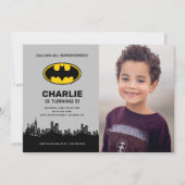 Invitation Batman - Gotham City | Boys Birthday - Photo (Devant)