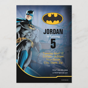 Invitations Faire Part Batman Zazzle Be