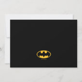 Invitation Batman Super Hero Anniversaire - Photo (Dos)