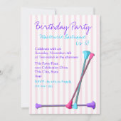 Invitation Baton Anniversaire (Devant)