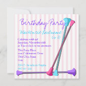 Invitation Baton Anniversaire (Devant)