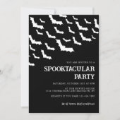 Invitation Bats chauves-souris noires adultes Spooktacular Ha (Devant)