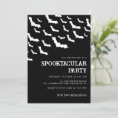 Invitation Bats chauves-souris noires adultes Spooktacular Ha (Debout devant)