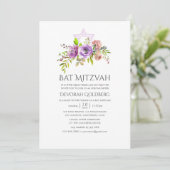 Invitation Bats de printemps floraux (Debout devant)