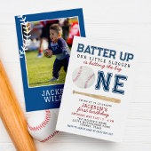 Invitation Batte Up Baseball 1er Anniversaire