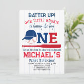 Invitation Batter Les Racines De L'Année Baseball (Debout devant)