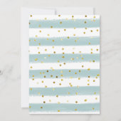 Invitation Batterie de Baby shower (Dos)