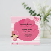 Invitation Batteur Softball (Debout devant)