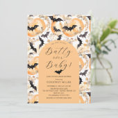 Invitation Batty Over Baby Baby shower (Debout devant)