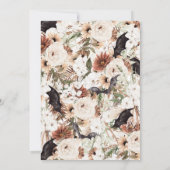 Invitation Batty pour le Baby shower (Dos)