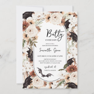 Invitation Batty pour le Baby shower