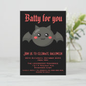 INVITATION BATTY POUR VOUS HALLOWEEN FÊTE (Debout devant)