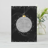 Invitation Bauble de Noël étincelant