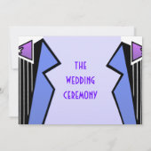 Invitation Bauhaus Tuxedo - LBV (Cérémonie Mariage) (Dos)