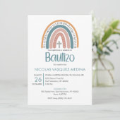 Invitation Bautizo Invitacion Catholique Pastel Arc-en-ciel B (Debout devant)