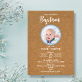 Invitation Bautizo Invitacion Photo Bébé garçon ou fille Bapt