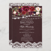 Invitation Bautizo Invitacione De Bautizo (Devant / Derrière)