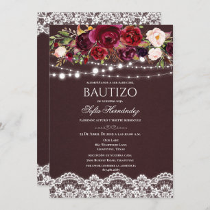 Invitation Bautizo Invitacione De Bautizo