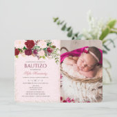 Invitation Bautizo Niña Invitacione De bautizo Niña Baptême (Debout devant)