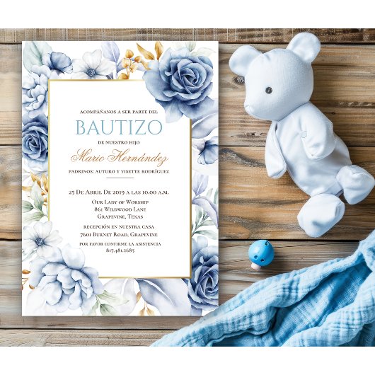 Invitation Bautizo Niño Invitacione De bautizo Niño Baptême