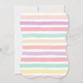 Invitation Bautizo para nena, Papillon du Parti du Baptême es (Dos)