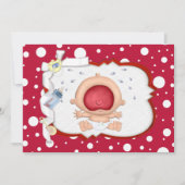 Invitation Bawling Bawling Funny Baby shower neutre (Devant)