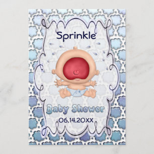 Invitation Bawling Bawling Funny Sprinkle Baby shower