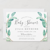 Invitation Bayou Botanical | Baby shower (Devant)