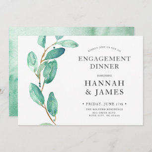 Invitation Bayou Botanical Green Colorwash