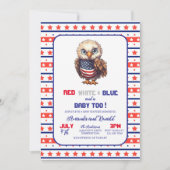 Invitation BB Patriote Rouge Blanc et Bleu 4 juill (Devant)