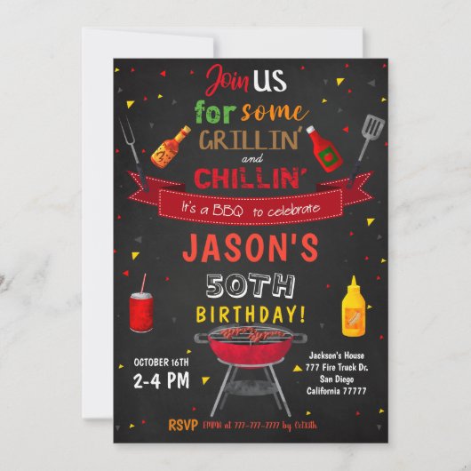 Invitation BBQ (Devant)