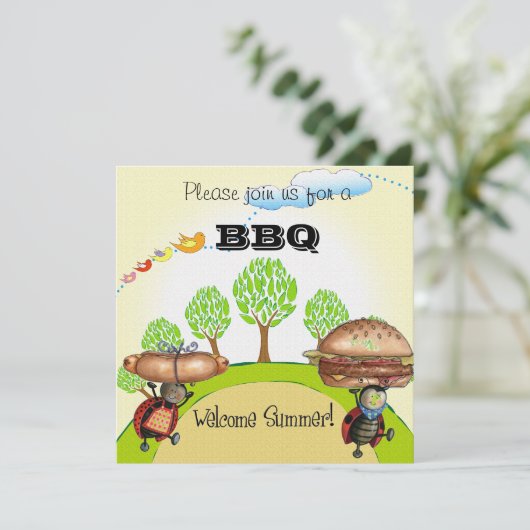 invitation BBQ (Debout devant)