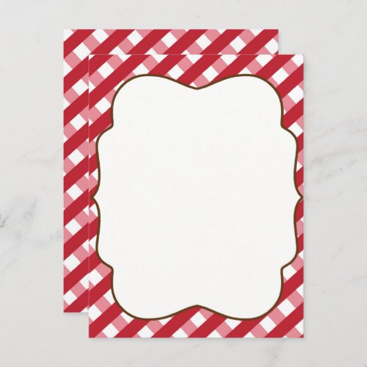 Invitation BBQ (Devant / Derrière)