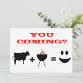 Invitation BBQ (Debout devant)