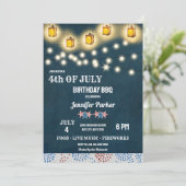 Invitation BBQ | 4 juillet Anniversaire (Debout devant)