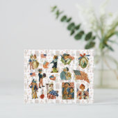 Invitation BBQ 4 juillet vintage (Debout devant)